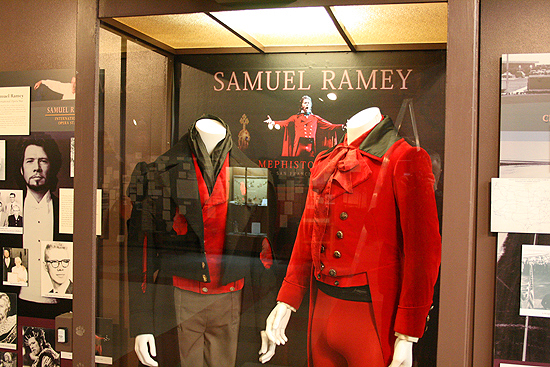 An unexpected exhibit: international opera sensation Samuel Ramey, a celebrated bass-baritone who was born and raised in Colby, Kansas. Several of his costumes are on display at the museum. These are from the San Francisco Opera's production of "Faust."