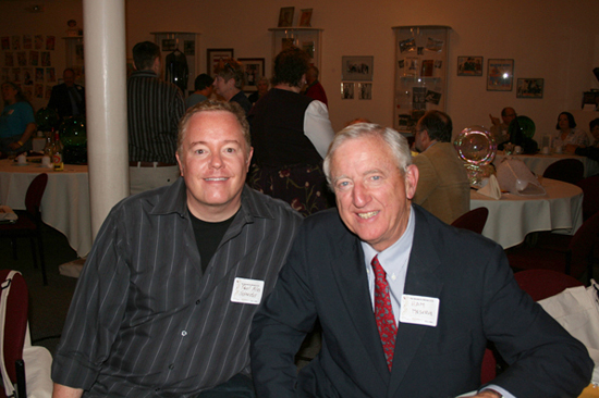 If I look a little overeager here, I was! A thrill to meet the only son of my former “second grade pen pal,” Hamilton Meserve. His mother was none other than Margaret Hamilton, who played the Wicked Witch of the West in MGM’s “The Wizard of Oz.” We had a great conversation at dinner.