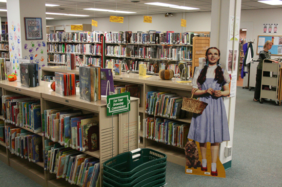 The Louisburg Public Library in Kansas. October 2009.