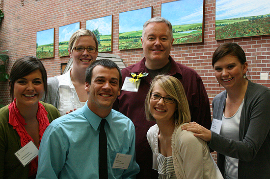 A group of Kansas University education majors with Paul Miles Schneider, author of "Silver Shoes," at the 2011 KRA annual convention. A terrific group of future teachers. Their enthusiasm was contagious!