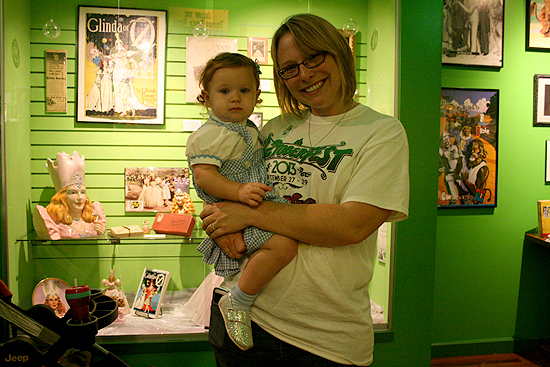 A little Oz fan, daughter of an OZtoberFest 2013 staff member, who just happens to be wearing silver shoes!