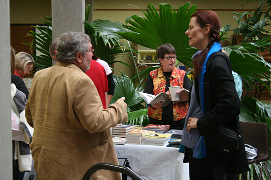 Fellow authors Roy Bird and Wyatt Townley, who were also part of the guest panel.