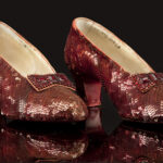 Authentic pair of Ruby Slippers, known as the "Witch's Shoes" or the "close-up pair," as seen in MGM's 1939 movie "The Wizard of Oz."