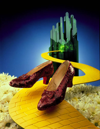 The ruby slippers from the MGM movie.